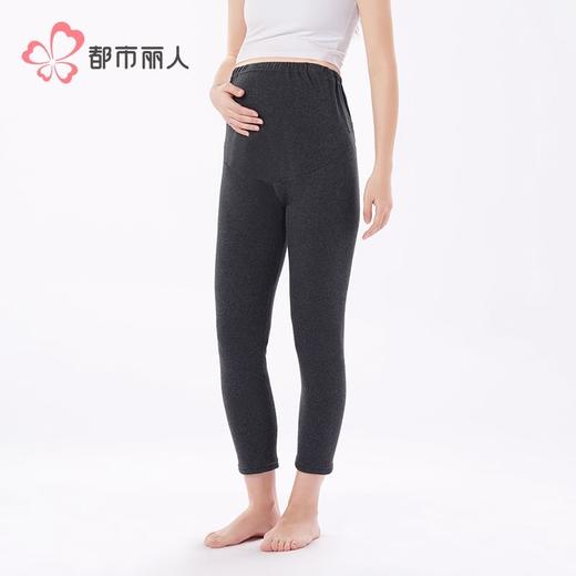 都市丽人打底裤女士保暖裤棉粘可外穿打底裤厚九分女裤LLH9A5 商品图1