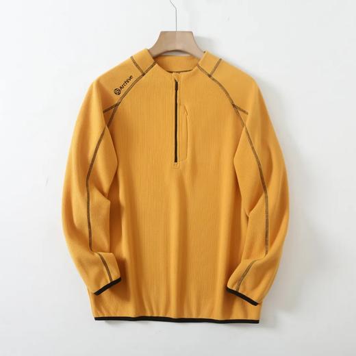 3D立裁！！全新面料！复合格子摇粒绒！！秋冬男女户外半拉链立领骑行卫衣 商品图2