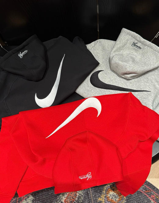 𝐒𝐮𝐩𝐫𝐞𝐦𝐞 x 𝐍𝐢𝐤联名开衫卫衣帽衫092704外套 商品图0