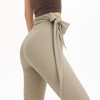 【限时秒】YOGACODE【火树银花系列】云感瑜伽喇叭裤高腰绑带蜜桃提臀运动长裤DWE125676 商品缩略图1