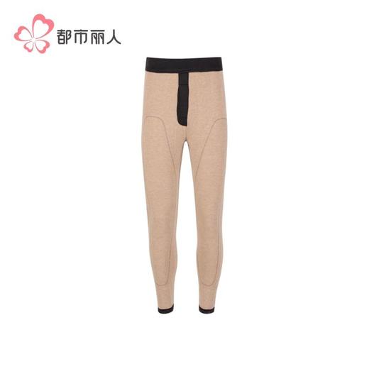 都市丽人打底裤男士保暖裤雅赛尔多层打底裤厚九分裤男裤FLH4D3 商品图8