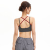 【限时秒】YOGACODE【火树银花系列】撞色双肩带运动内衣女固定杯性感吊带运动背心DWC125622 商品缩略图1