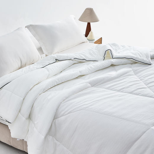 多喜爱 甄芯舒柔抗菌十孔春秋被/冬被/（拉链款）子母被系列hl【十孔纤维】【抗菌纤维】【提花磨绒】【织带工艺】蓬松温暖 柔软细腻 多款厚度 立高工艺/FX 商品图9