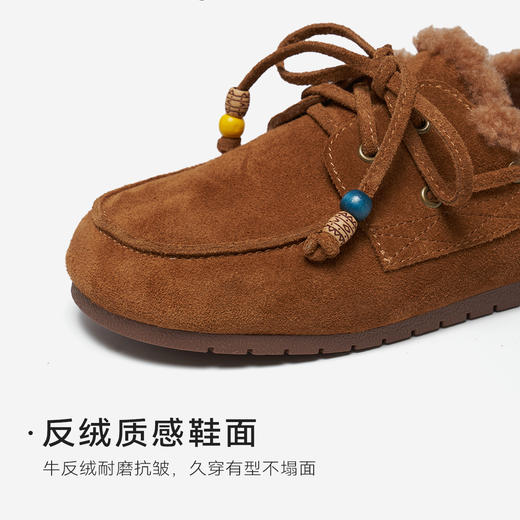 【泰迪系列】星期六休闲复古毛绒豆豆鞋SSD4112537 商品图12
