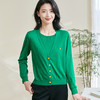 剩S/M 米思阳2026春季新款休闲慵懒风假两件针织衫宽松舒适羊毛上衣0778 商品缩略图6