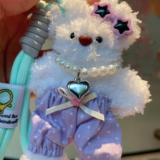 扭扭棒-珍珠小熊钥匙扣-纪念日百货门店同款165945310 商品图4