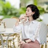 西子/白玫瑰重工镂空蕾丝白色衬衣/SYHY049 商品缩略图4