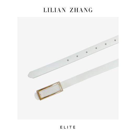 定制—可调节长方扣高档百搭复古时尚简约束腰多色女士皮带2513002 商品图4