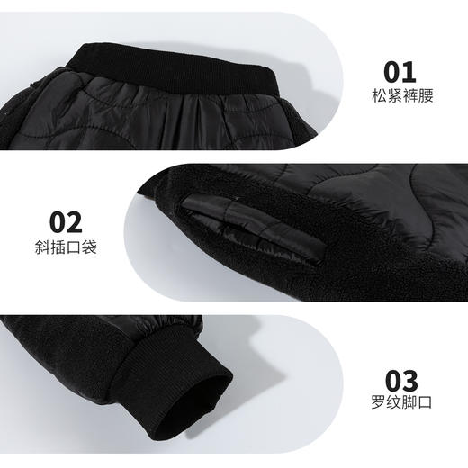 Disney Baby女宝宝冬季加厚棉裤25新款中小童三层夹棉卫裤儿童保暖裤子ZD4EK015 商品图8