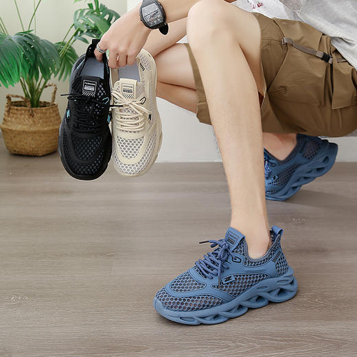 【全新升级 加倍凉爽 隐形增高5cm】梦惠妮 镂空透气空调鞋2.0 商品图10