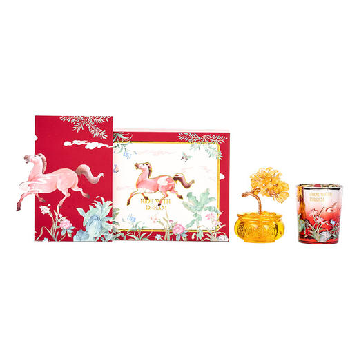 大英博物馆 新年系列 香薰蜡烛发财树礼盒 无垠杉海 商品图4