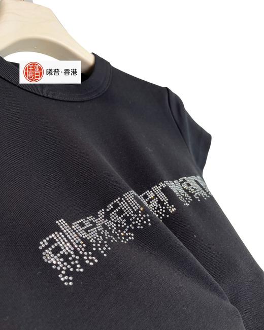 女款闪钻修身短袖T恤002 商品图2