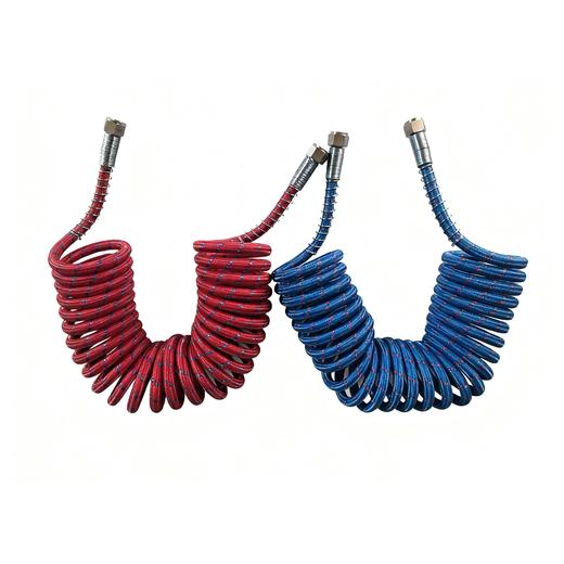 挂车连接气管螺旋管外编织螺旋气管包邮 商品图0