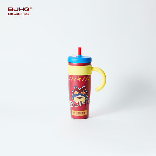BJHG不计后果办公便携保温杯2025新款大容量趣味潮牌设计感水杯 商品图4