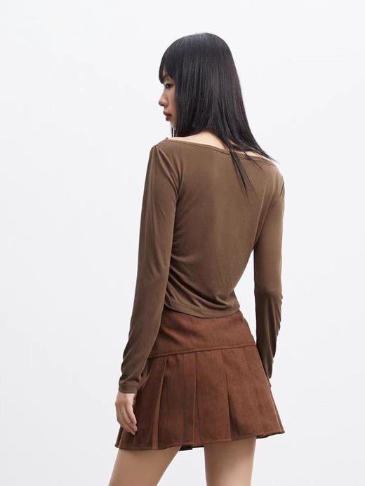 2件特惠装【MIMO弥黙！莱赛尔天丝打底衫】可外穿可内搭T恤 ，进口莱赛尔面料，荡领、斜肩、一字肩，5A抗菌，敏感肌也可放心 商品图5