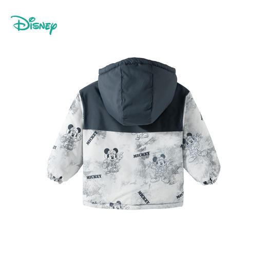 迪士尼【户外登山风】冬季新款夹棉加厚运动休闲外套连帽防风保暖软壳服ZD4ES050 商品图8