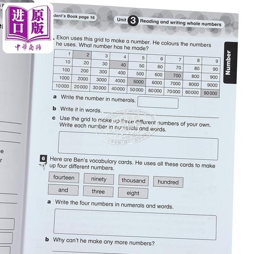 【中商原版】Collins International Primary Maths Workbook 4 柯林斯国际小学数学练习册4 英文原版 剑桥小学数学 商品图3