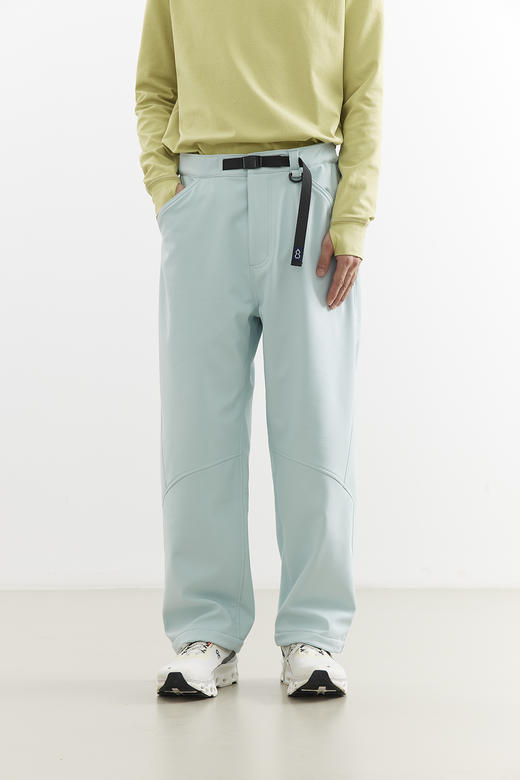 吃茶去chichaqu25户外三防防风防泼水软壳带绒长裤城市机能徒步 商品图1