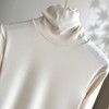 「自」全新升级【铂金会员183/天猫239/差价56】(55511)洛诗琳桑蚕丝保暖薄绒打底衫2025秋冬堆堆领修身百搭上衣女 商品缩略图2