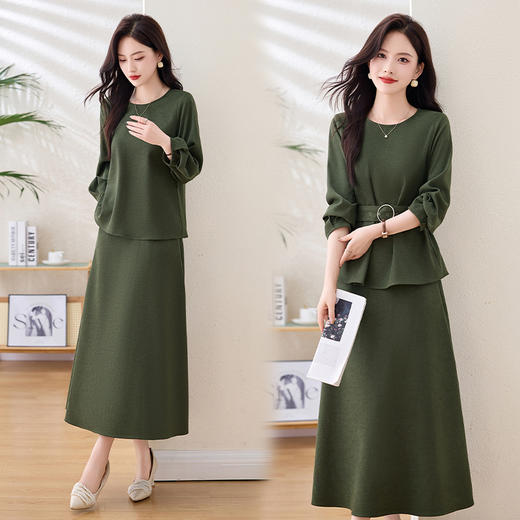 丁摩女款新款氛围感太洋气高贵连衣裙5ZF-2836 商品图3