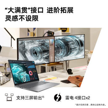 惠普（HP）战99 全新16英寸 工作站级高性能AI商务笔记本 酷睿二代Ultra7 255H 32G 1T 2.5K屏 商品图3