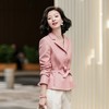 西子/柔雾玫瑰简约短款绵羊皮柔雾粉皮衣/PYBH2124 商品缩略图2