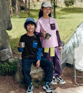 儿童假两件运动套装卫衣卫裤090507