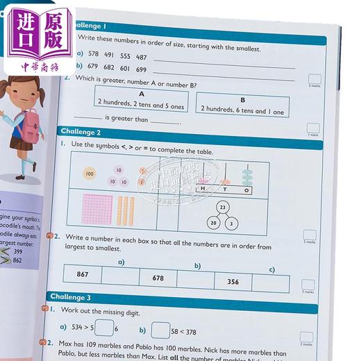 预售 【中商原版】Collins Year 3 Maths and English Targeted Study & Practice Book 柯林斯数学&英语针对性学习&练习册 三年级 商品图3