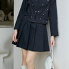 奢姿大码女装2025秋季简约半松紧百搭短裙胖妹妹时尚百褶半身裙 商品缩略图2