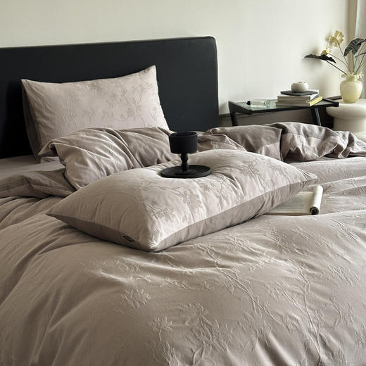 麦上家居MAYSEA | 高密浮雕提花全棉四件套 商品图3