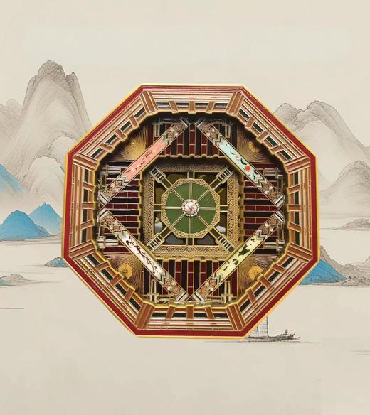 【唐宋元明清藻井金属冰箱贴·三层立体可拆分】中国七大藻井永乐宫晋祠六和塔瘦西湖滕王阁 商品图3