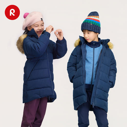 芬兰reima2025秋冬新款男女儿童中童拒水拒风易运动长款棉夹克 商品图3