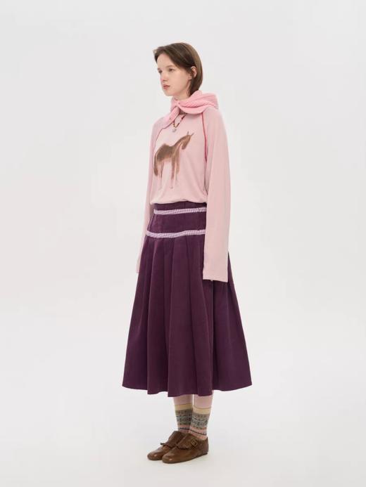 local tag/lt25awk17/ 手绘印花装饰线插肩袖上衣 商品图3