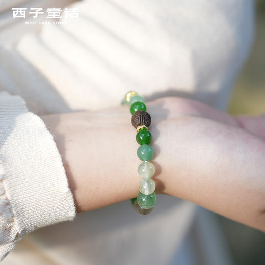 【灵隐景区直发】国潮五行能量手串合香珠男女士天然檀香沉香饰品 商品图2