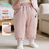 迪士尼2025秋冬新款女童夹棉加厚休闲长裤户外防风保暖卫ZD4EK016 商品缩略图1