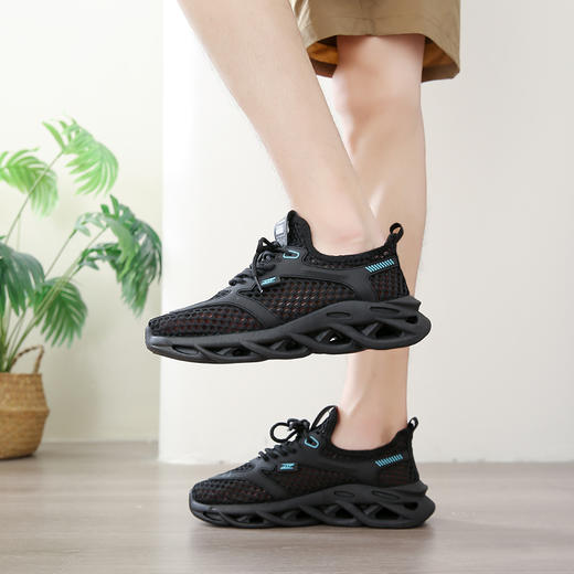 【全新升级 加倍凉爽 隐形增高5cm】梦惠妮 镂空透气空调鞋2.0 商品图8