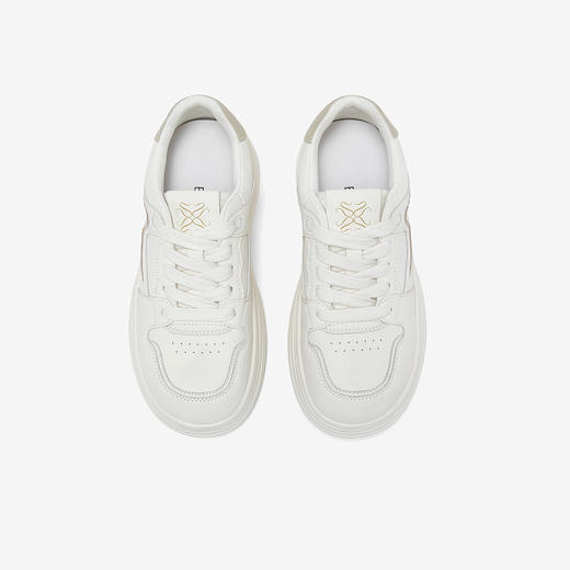 【云粉节】BF楼百思图2026春季新款厚底小白鞋舒适轻便运动女休闲鞋D3762AM6吊牌价669.现价399 商品图2