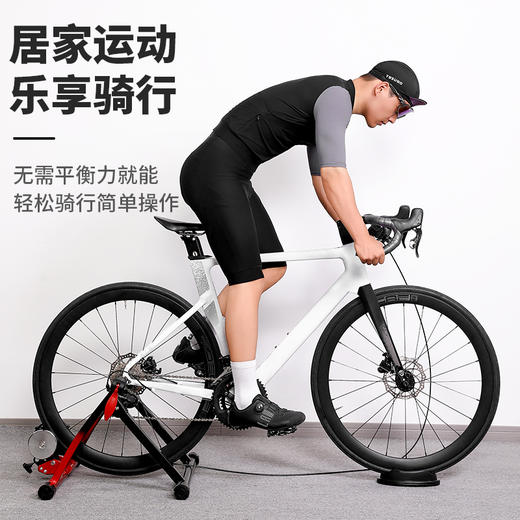 【便携收纳！想骑就骑】TOSUOD自行车室内骑行台滚筒静音磁阻家用折叠公路山地车训练台。ha 商品图3