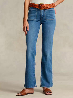 拉夫家同款 经典款靴型牛仔裤