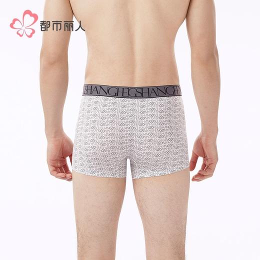 都市丽人男士内裤60S木莱尔内裤贴合内裤平角内裤男内裤FKHH13 商品图3