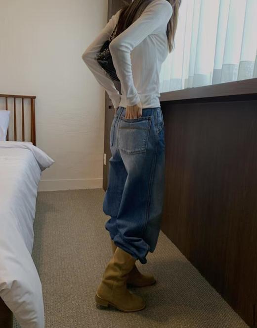 The row极细纯羊绒竖坑条针织衫打底衫 商品图12