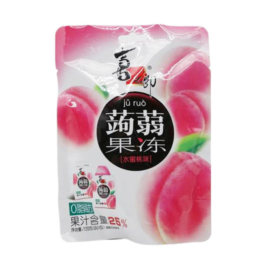 喜之郎蒟蒻果冻水蜜桃味120g（6926475209967） 商品图0