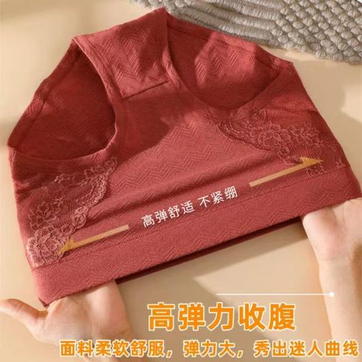 雀说 【4条】高腰蕾丝花边棉质内裤女舒适大码透气全棉裆三角裤43 商品图3