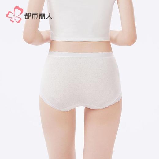 都市丽人女士内裤色纱棉内裤女士平角内裤女内裤纯棉内裤LKH5N4 商品图3