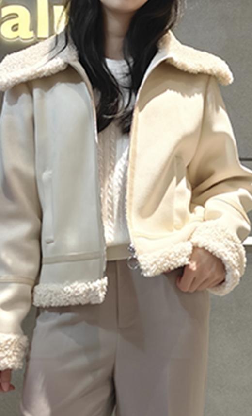 G2000女装2025秋冬新款时尚流行短款外套女58281040 商品图3