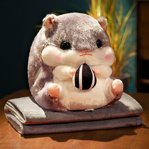 【萌系治愈两用】可爱暖手捂抱枕被子女生男生款睡觉冬季二合一午睡毯子 办公室可暖手可抱睡 两用抱枕毯 商品图5