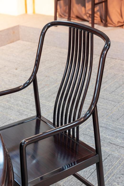 红桥红  家具严选  赞比亚紫檀（血檀）【血檀 圆餐桌九件套】 商品图5