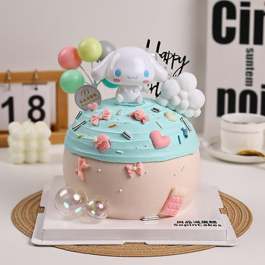 可爱玉桂狗主题生日蛋糕，创意造型甜蜜美味【惠州】 商品图5