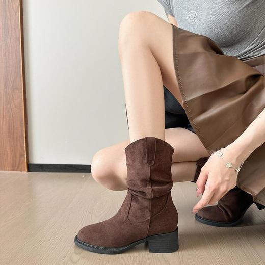 （小眠专属）LEOS VITI西部牛仔堆堆靴  | 秋冬显腿长神器 今年秋冬靴王就是它！ 商品图2