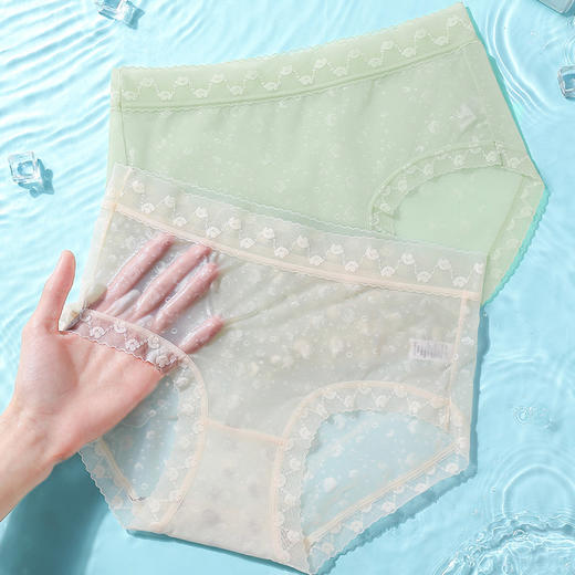 ⁵【蚕丝面膜内裤】 7.2%桑蚕丝底裆  速干裸感透气 高弹丝滑 X857 YY05-QTT-FWJ 商品图2